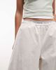 Weekday Weekday barrel parachute pants in off-white - 3