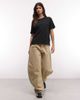 Weekday Weekday boxy fit oversized t-shirt in black - 1