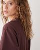 Weekday Weekday boxy fit T-shirt in burgundy-Red - 2