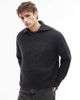 Weekday Weekday boxy polo knit sweater in navy - 1