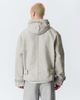 Weekday Weekday canvas bomber jacket in light gray - 4