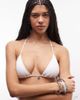 Weekday Weekday charm tie bikini top in off white - part of a set - 2