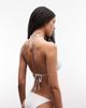 Weekday Weekday charm tie bikini top in off white - part of a set - 4