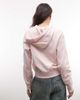 Weekday Weekday cropped hoodie in washed pink - 4