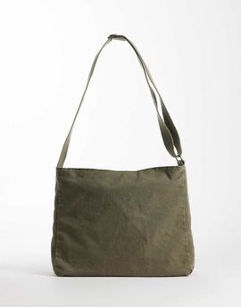 Weekday Weekday cross body satchel bag in washed khaki-Green