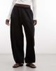 Weekday Weekday cuffed sweatpants in black - 1