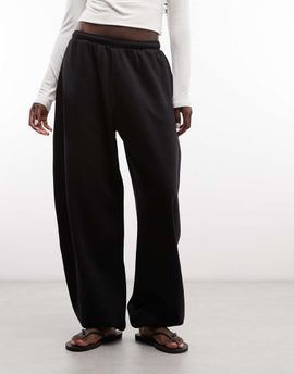 Weekday Weekday cuffed sweatpants in black