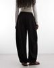 Weekday Weekday cuffed sweatpants in black - 4