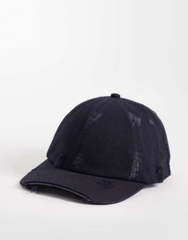 Weekday Weekday distressed cap in washed black