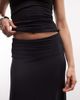 Weekday Weekday drapey maxi skirt in black - 2