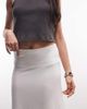 Weekday Weekday drapey maxi skirt in off-white - 4
