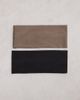 Weekday Weekday extra wide jersey headband 2-pack in black & mole - 2