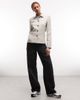 Weekday Weekday fitted linen look button up jacket in natural-Blonde - 2