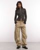 Weekday Weekday fitted zip through jacket in dark gray - 4