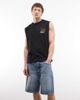 Weekday Weekday Galaxy loose fit baggy denim shorts in blue wash - 2