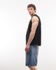 Weekday Weekday Galaxy loose fit baggy denim shorts in blue wash - 3