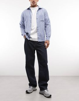 Weekday Weekday Galaxy loose fit baggy jeans in blue rinse