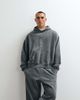 Weekday Weekday heavyweight jersey oversized hoodie in washed gray - part of a set - 1