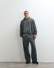 Weekday Weekday heavyweight jersey oversized hoodie in washed gray - part of a set - 2