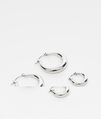Weekday Weekday hoop earrings 2-pack in silver