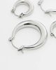 Weekday Weekday hoop earrings 2-pack in silver - 3