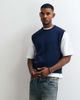 Weekday Weekday knit tank top in dark blue - 1