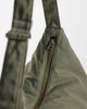 Weekday Weekday large nylon tote in khaki green - 3