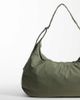 Weekday Weekday large nylon tote in khaki green - 4