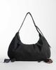 Weekday Weekday large ripstop tote bag in washed black - 1