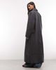 Weekday Weekday Logan wool blend oversized coat in gray melange - 4