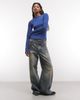 Weekday Weekday long sleeve top in blue - 2