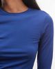 Weekday Weekday long sleeve top in blue - 3
