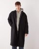 Weekday Weekday longline car coat in black - 2