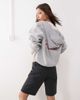 Weekday Weekday longline shorts in gray plaid - 3