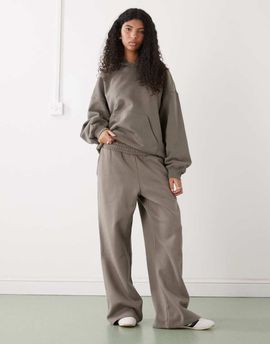Weekday Weekday loose fit sweatpants in mid gray - part of a set