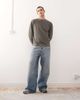 Weekday Weekday lounge relaxed fit long sleeve T-shirt in mole-Gray - 2