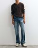 Weekday Weekday low waist straight leg jeans in faded blue wash - 3