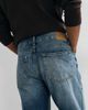 Weekday Weekday low waist straight leg jeans in faded blue wash - 4