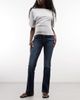 Weekday Weekday Luna low waist skinny flare jeans in dark blue - 1