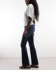 Weekday Weekday Luna low waist skinny flare jeans in dark blue - 3