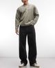 Weekday Weekday Mars loose fit straight leg jeans in tuned black - 1