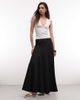 Weekday Weekday maxi skirt in black pinstripe - 1