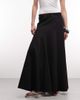 Weekday Weekday maxi skirt in black pinstripe - 2