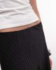 Weekday Weekday maxi skirt in black pinstripe - 3