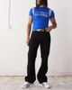 Weekday Weekday Mercury relaxed bootcut flare jeans in black - 1