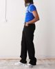 Weekday Weekday Mercury relaxed bootcut flare jeans in black - 2