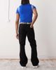 Weekday Weekday Mercury relaxed bootcut flare jeans in black - 3