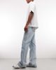 Weekday Weekday Mercury relaxed bootcut flare jeans in light blue - 3