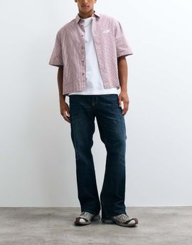 Weekday Weekday Mercury relaxed fit bootcut flare jeans in dark blue