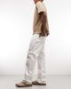 Weekday Weekday Meteor low rise relaxed fit jeans in dirty white - 3